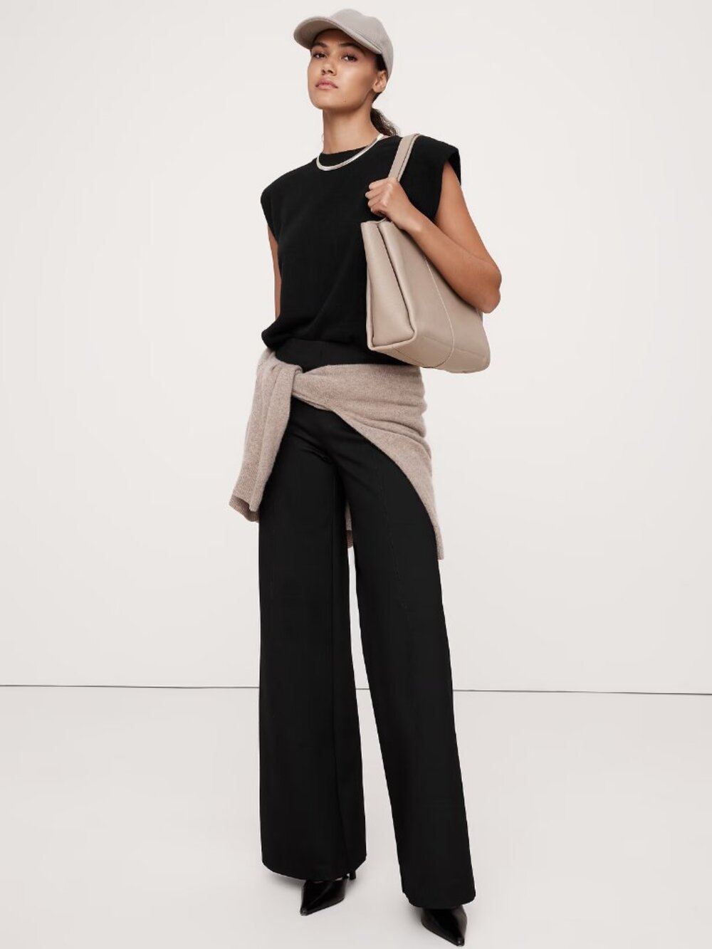 Banana Republic Everywhere Ponte Wide Leg Pant XSP